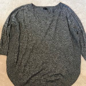 express dark gray sweater